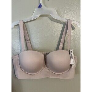 Leonisa Contouring Longline Strapless Bra In Tan Size 40 NWT